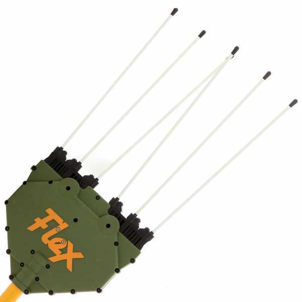 Oliviero Flex Basic Fisso - Abbacchiatore elettrico a batteria - Asta in alluminio fissa 240 cm