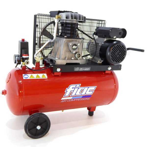 OUTLET - DIFETTI ESTETICI - Compressore elettrico a cinghia 50 lt - Fiac mod. AB 50/268 - aria compressa FIAC