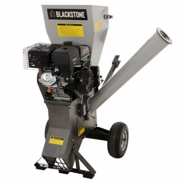 BlackStone CSB150E-L - Biotrituratore a scoppio - Motore a benzina Loncin 15 HP - Avviamento elettrico bst
