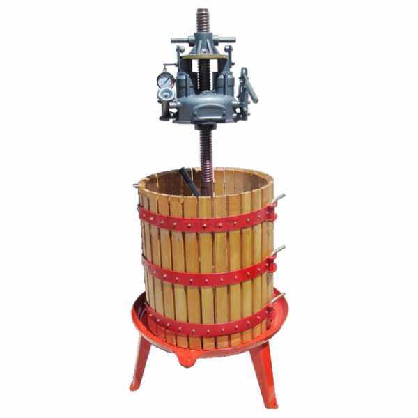 Torchio idraulico da 50 - torchio vinario per spremitura uva e produzione vino AgriEuro Premium