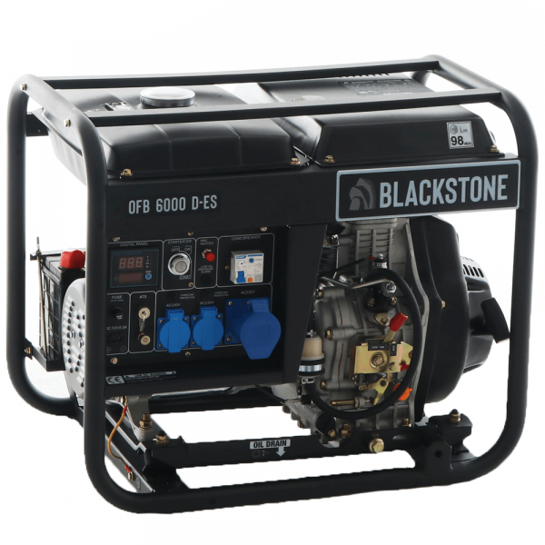 Blackstone OFB 6000 D-ES - Generatore di corrente monofase diesel - Potenza nominale 5,0 kW