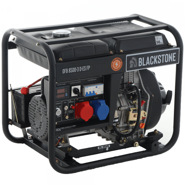 Blackstone OFB 8500-3 D-ES FP - Generatore di corrente diesel FullPower - Potenza effettiva 5,6 kW