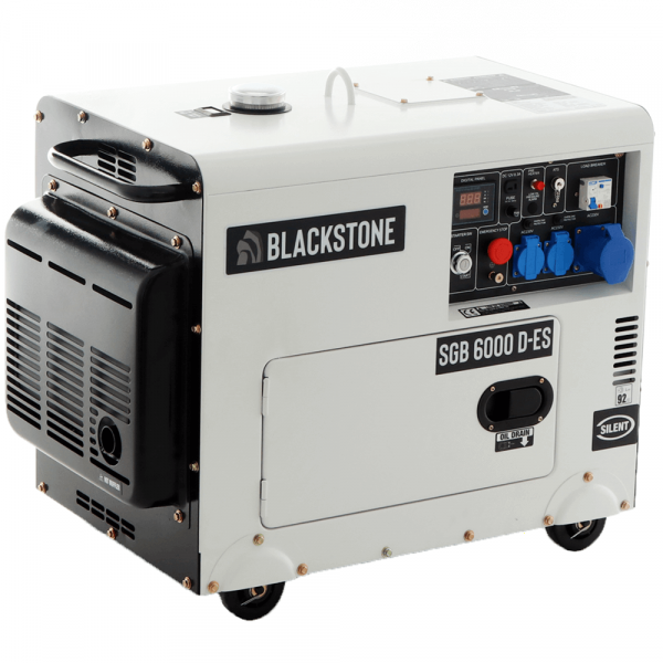 Blackstone  SGB 6000 D-ES - Generatore di corrente diesel monofase - Potenza nominale 5.0 kW