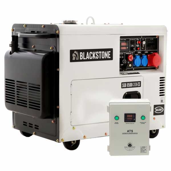 Generatore di corrente diesel trifase Blackstone SGB 8500-3 D-ES - Quadro ATS incluso