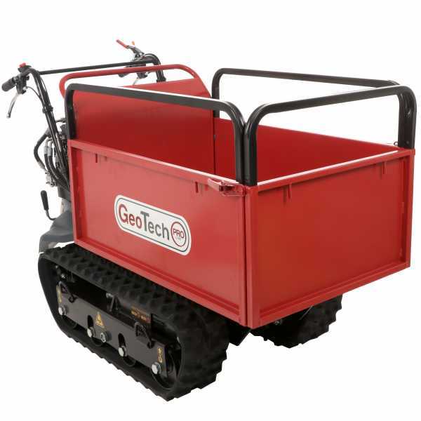 Motocarriola cingolata GeotechPro GeoPorter H-540E Hydro - Cassone estensibile idraulico 500Kg in Offerta