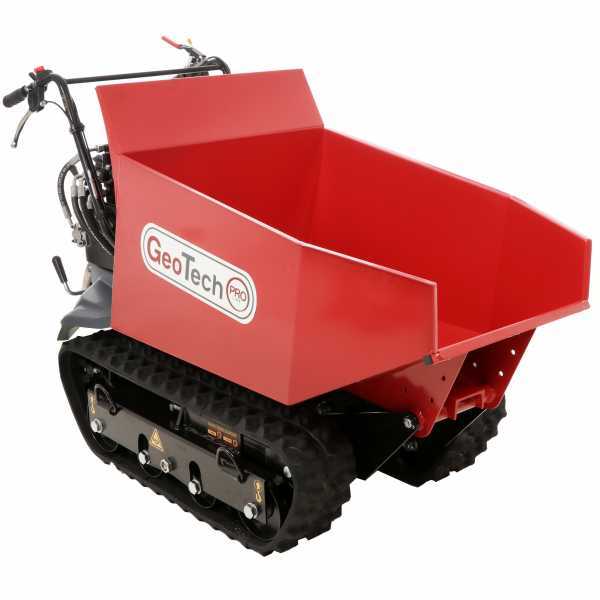 Motocarriola cingolata GeotechPro GeoPorter H-540D Hydro - Cassone dumper idraulico 500Kg gtp