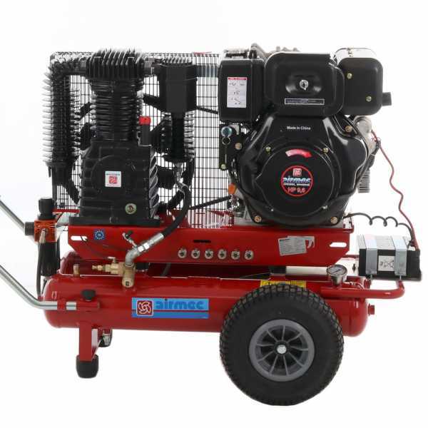 Motocompressore Airmec TTD 3496/900 - Motore diesel da 9,6 HP - 900 l/min
