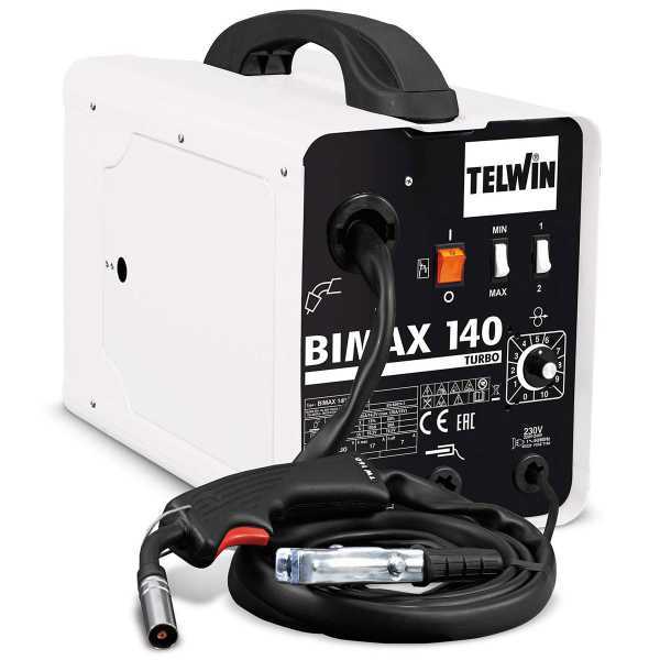 Saldatrice a filo Telwin Bimax 140 Turbo 230V -  per NO GAS-MIG-MAG-BRAZING in Offerta