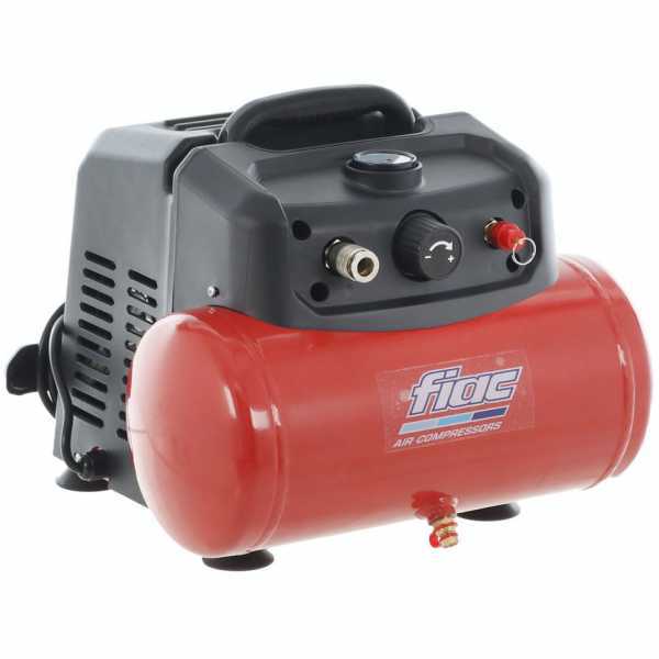 Fiac Cuby 6/1110 - Compressore aria compatto portatile - Serbatoio da 6 litri - Motore oilless da 1,5 HP in Offerta