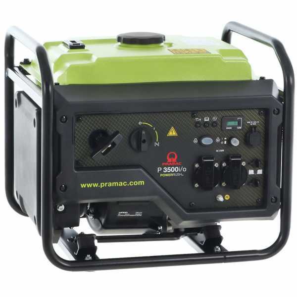 Pramac P3500I/O - Generatore di corrente inverter a benzina 3.3 kW - Continua 3 kW Monofase