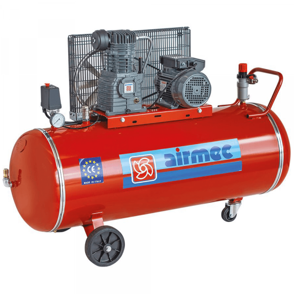 Airmec CR 203 - Compressore aria con motore elettrico trifase serbatoio aria 200 lt