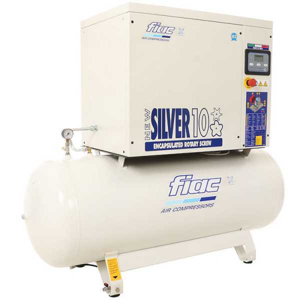 Compressore rotativo a vite Fiac NEW SILVER 10/300 - Pressione max 10 bar