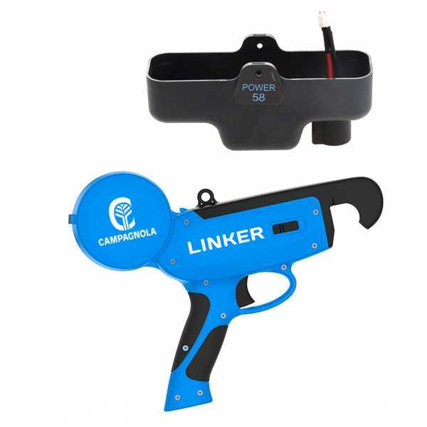 Kit Legatrice per vigneto elettrica a batteria Campagnola Linker senza batteria con adattatore per batteria Li-ion 170 in Offerta