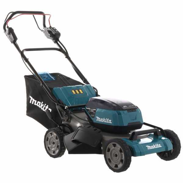 Rasaerba a batteria semovente 2X18V-53cm MAKITA DLM532PT4 incluse 4 batterie
