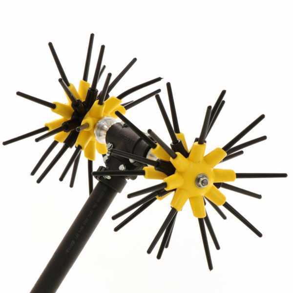 Abbacchiatore elettrico a batteria ASTERAS MAX CARBON con asta in carbonio