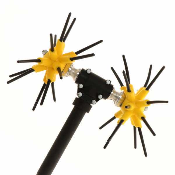 Abbacchiatore elettrico a batteria ASTERAS CF CARBON con asta in carbonio