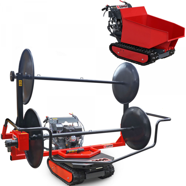 Zanon AVR-250 Dumper - Avvolgirete su motocarriola - Motore 9 HP