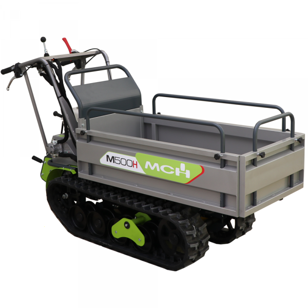 Motocarriola cingolata MCH M500H-GX - Cassone estensibile - Portata 500 kg MCH