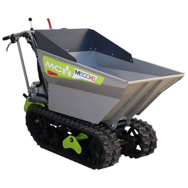 Motocarriola cingolata MCH M500HD-GX - Cassone dumper idraulico 500 kg in Offerta