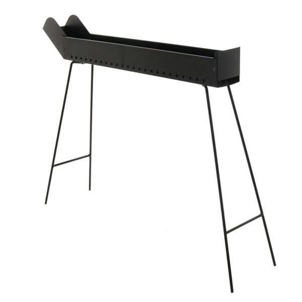 Mille BBQ-80 Go - Griglia per arrosticini a carbone - 80x14cm