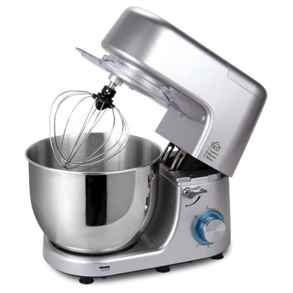 Impastatrice planetaria DCG KM1508 con vasca INOX da 8 litri - Multi attrezzo a sgancio rapido