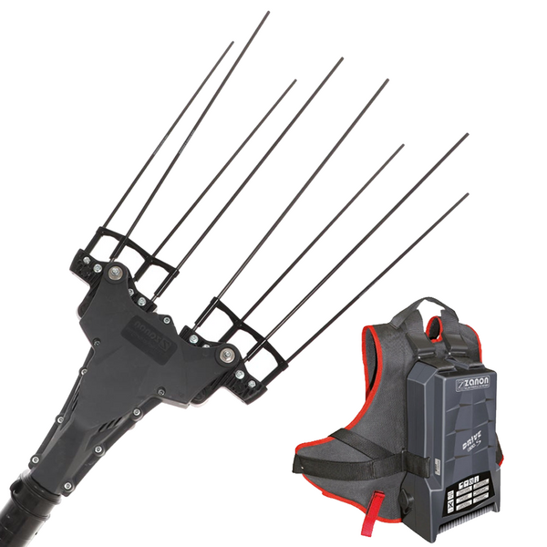 Zanon Murcielago R AL300 - Abbacchiatore elettrico a batteria a Litio - Asta telescopica 210 - 340cm - 50,4 15,9 Ah