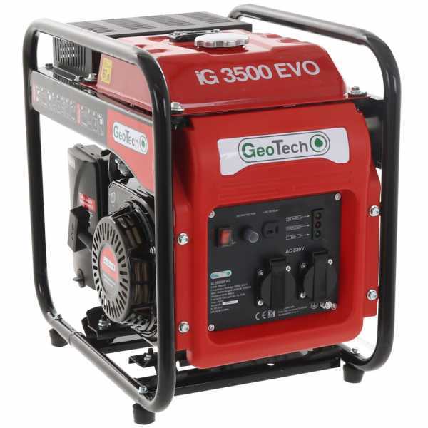 Geotech iG 3500 EVO - Generatore di corrente ad inverter 3,2 kW monofase - Motore 6.5 HP