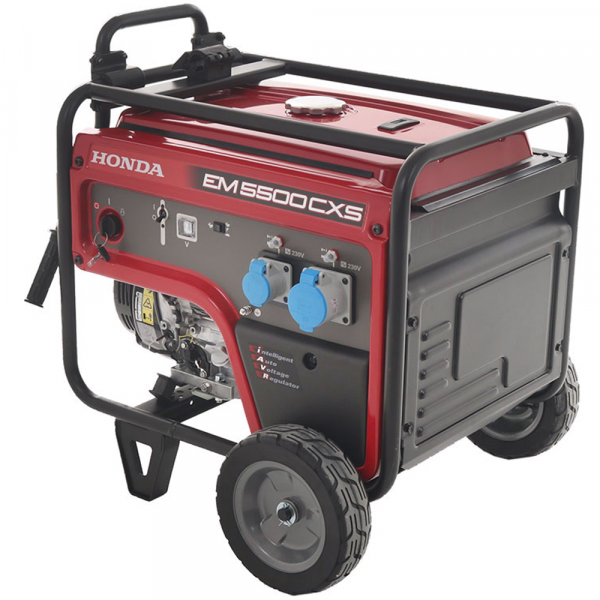 Honda EM 5500CXS - Generatore di corrente 5,0 kW monofase - Sistema AVR Intelligente
