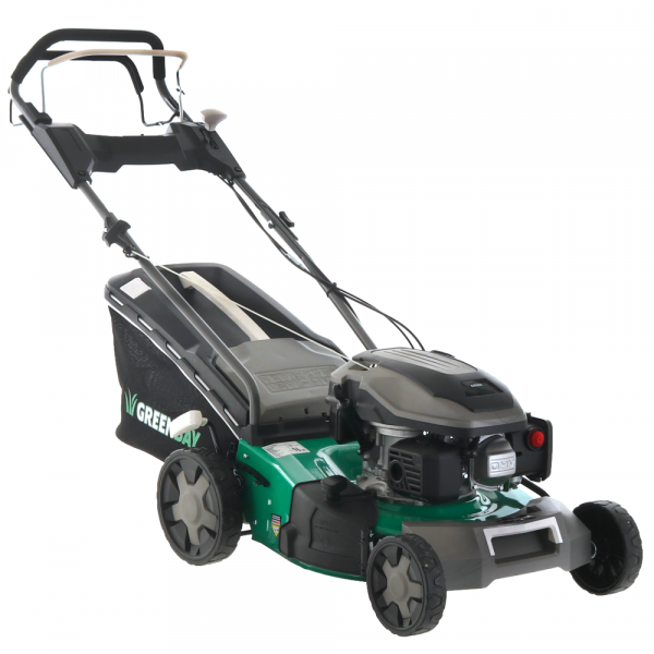 Rasaerba trazionato GreenBay GB-LM 46 S - 4 in 1 -  Motore a scoppio da 170cc