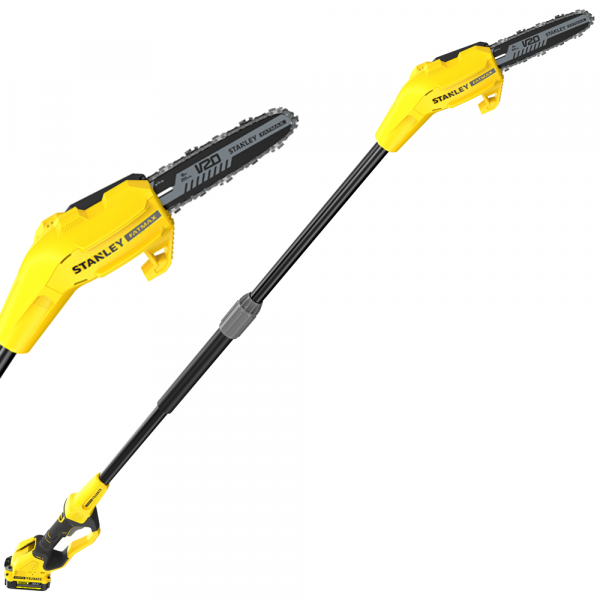 Potatore telescopico STANLEY FATMAX V20 su asta di prolunga regolabile  - Batteria 18V 4AH in Offerta