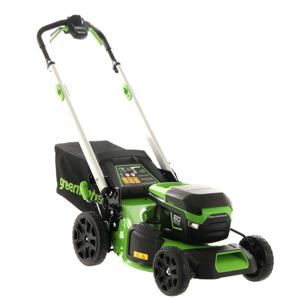 Tagliaerba semovente a batteria Greenworks GD60LM46SP - 60V/4Ah - 4in1