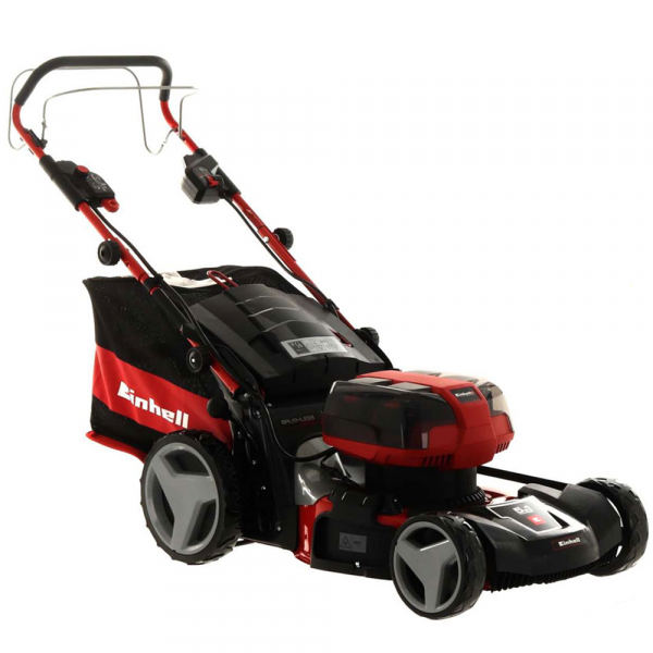 Rasaerba elettrico a batteria Einhell GE-CM 36/47 S HW Li -kit - tagliaerba semovente 47 cm - 4 X 4Ah