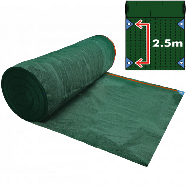 Rotolo telo antispina antistrappo per raccolta olive mt 6 x 50, telo (reti teli rete) 95g/mq GeoTech