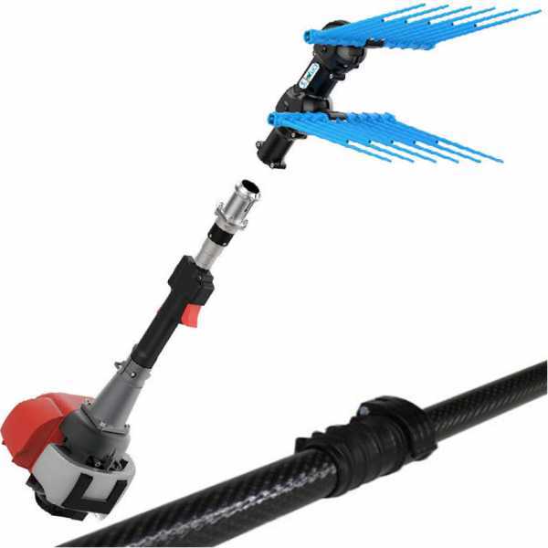 Abbacchiatore a scoppio Alice Campagnola motore 2T Kawasaki - asta in carbonio 185/270 cm Campagnola