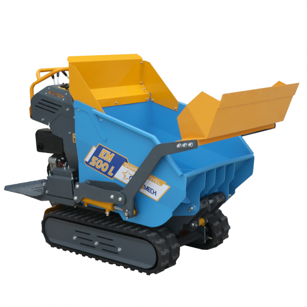 Motocarriola EuroMech EM500L-Dump & Shovel - Cassone dumper idraulico  EuroMech