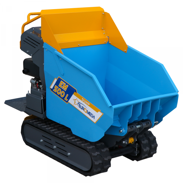 Motocarriola EuroMech EM500L-Dump - Cassone dumper idraulico 500 kg EuroMech