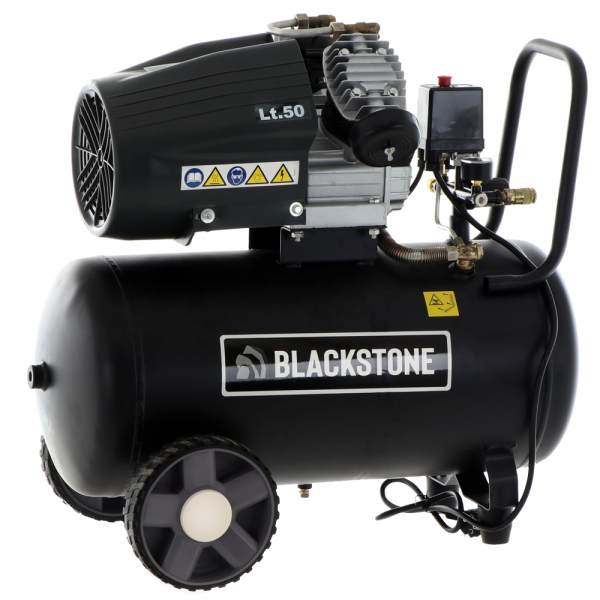 Compressore aria elettrico BlackStone LBC 50-30V - Tanica da 50 lt - motore 3 HP BlackStone