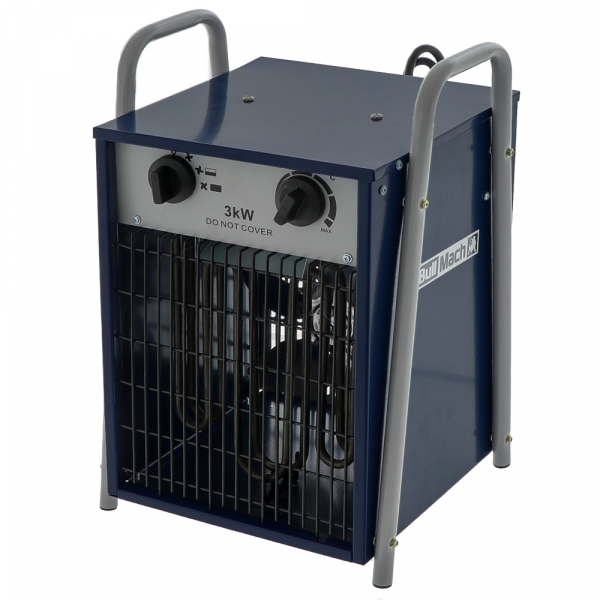 Generatore di aria calda elettrico monofase BullMach BM-EFH 3H - 3kW bma