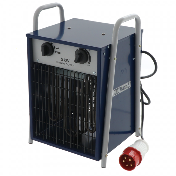 Generatore di aria calda trifase con ventilatore BullMach BM-EFH 5H - 5kW bma