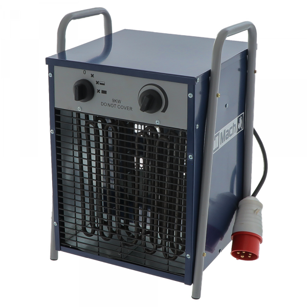 Generatore di aria calda trifase con ventilatore BullMach BM-EFH 9H - 9kW BullMach