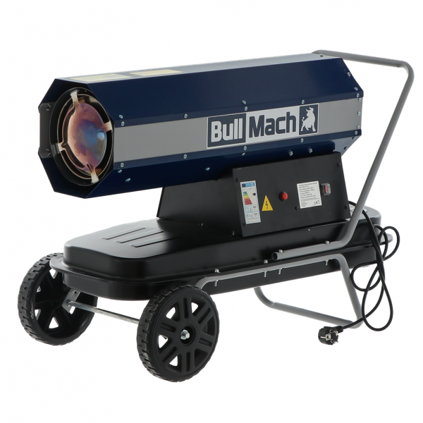BullMach BM-DDH 20 - Generatore di aria calda diesel - A combustione diretta - Carrellato - 20kW BullMach