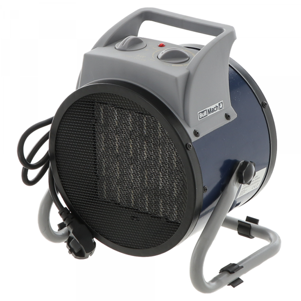 Generatori di aria calda elettrico BullMach BM-EFH 2RC - Elemento riscaldabile in ceramica - 2kW bma