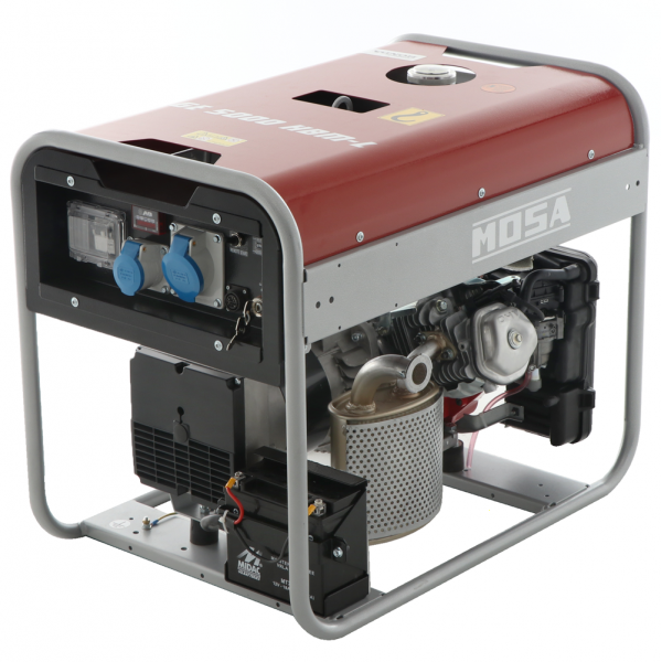 Generatore di corrente 3,6 KW monofase MOSA GE 5000 HBM-L AVR EAS - Alternatore italiano
