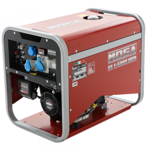MOSA GE S-5000 BBM AVR EAS - Generatore di corrente 3,6 KW monofase - Avviamento elettrico