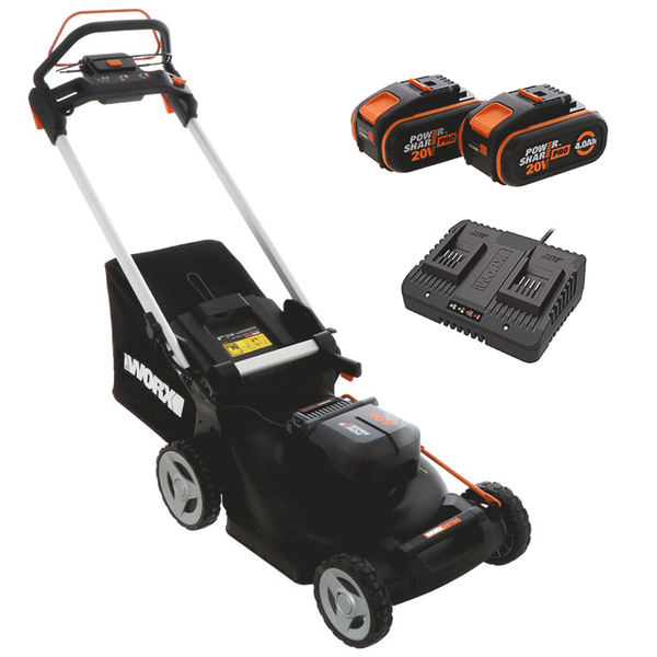 Rasaerba semovente a batteria WORX NITRO WG749E - 40V / 4Ah - taglio da 46 cm