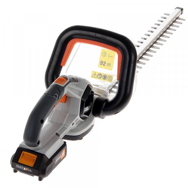 Tagliasiepi elettrico a batteria Batavia - lama da 51 cm in acciaio - SENZA BATTERIA E CARICABATTERIE