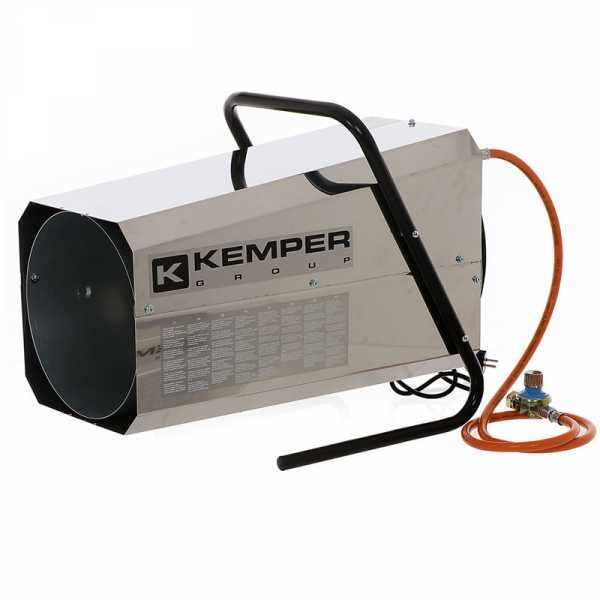 OUTLET - UTILIZZATO PER PROVA DIMOSTRATIVA - Generatore di aria calda a gas Kemper QT102ARINOX - avviamento elettrico - 23-43 kW Kemper