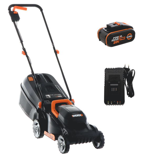 Rasaerba a batteria WORX WG730E - Taglio di 30cm - 20V - 4Ah