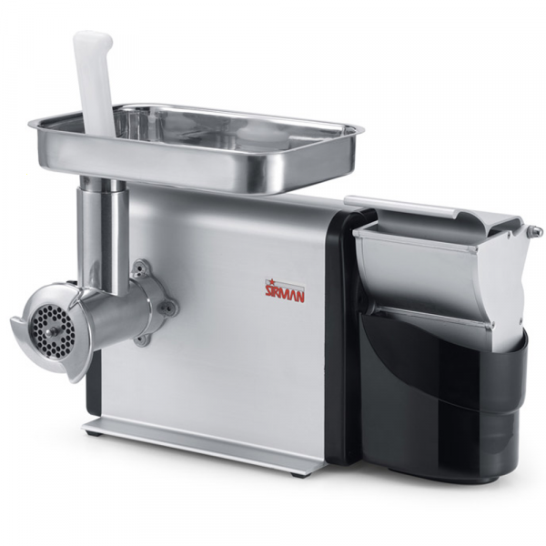 Tritacarne Elettrico Sirman TC 12 Denver con Grattugia integrata - In lega di alluminio e acciaio Inox - 550 W Sirman