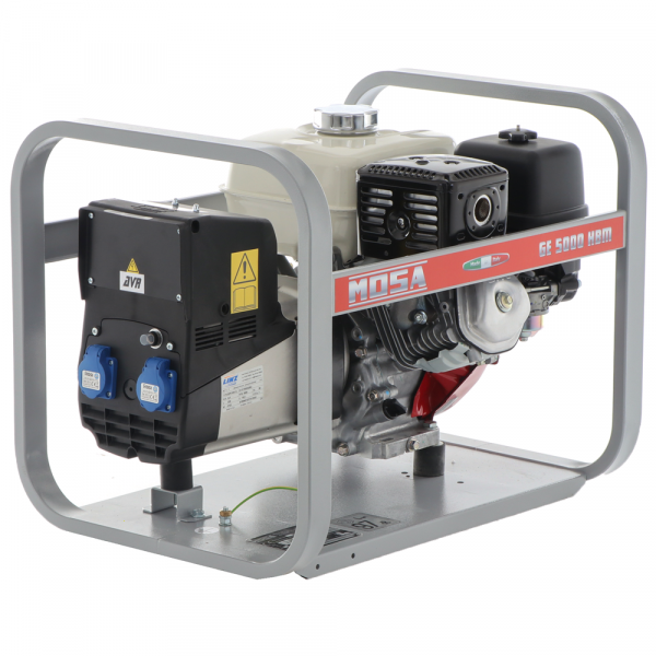 MOSA GE 5000 HBM AVR - Generatore di corrente 3,6 KW monofase - Motore Honda  - Alternatore Italiano